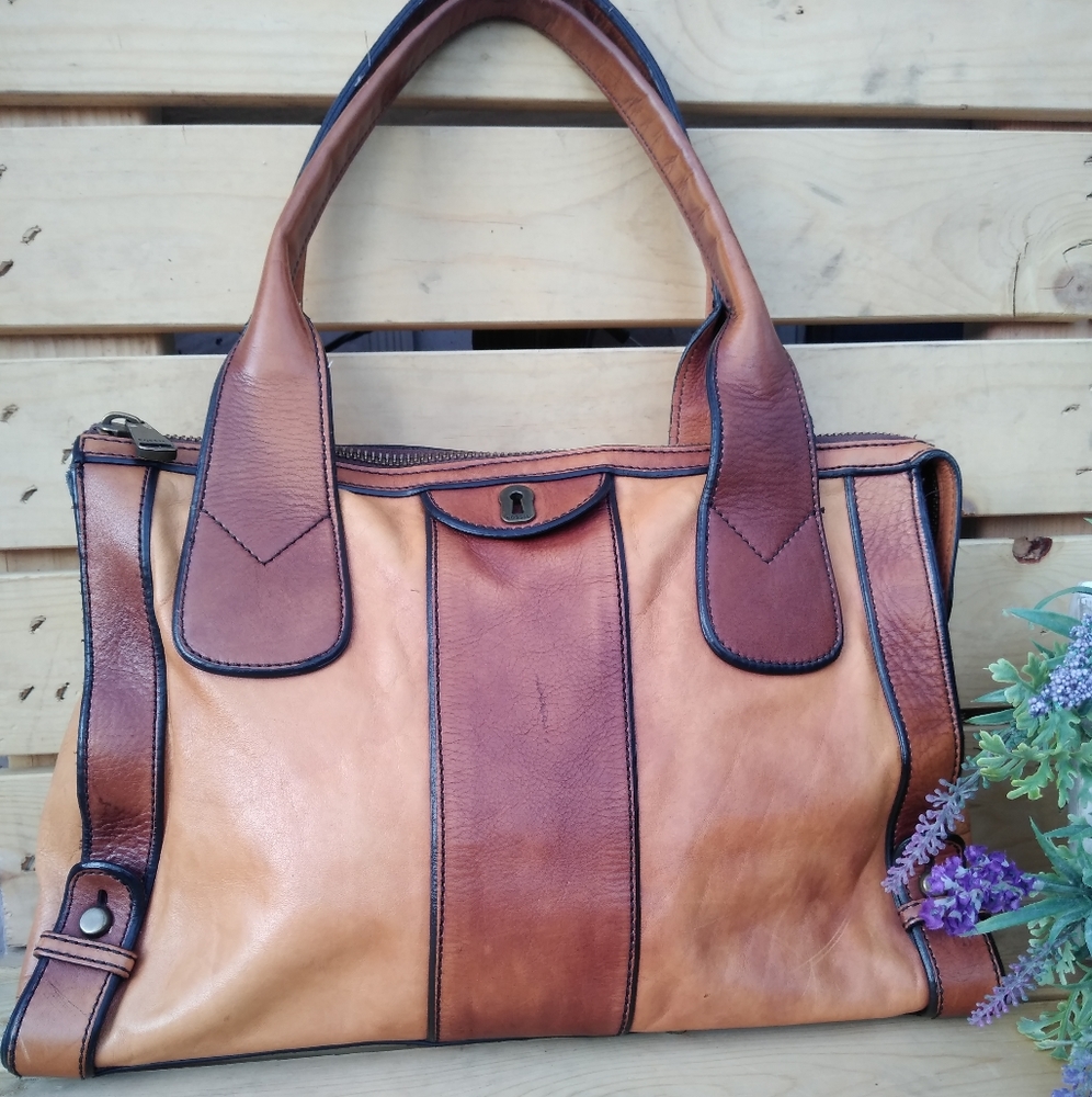 FOSSIL VINTAGE REISSUE SHOULDER PURSE GUC